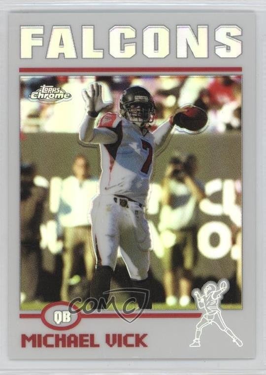 2004 Topps Chrome Refractor Michael Vick #11 10p1