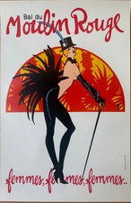 Gruau René Bal Du Moulin Rouge Affiches Vintage 40x60 Offer