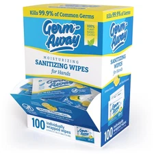 Large Antibacterial Hand Wipes Individually Wrapped Wipes, Travel Size Hand S...