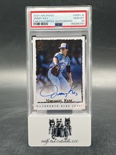 JIMMY KEY 2024 TOPPS ARCHIVES - 1995 Fan Favorites Autographs #95FF-JK PSA 10