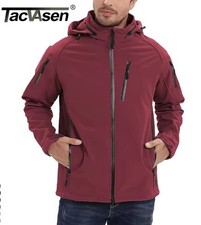 TACVASEN Fleece Lined Waterproof Jackets Mens