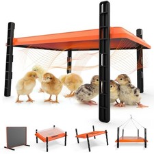 Chicken Coop Heater with Overheating Protection, Plate Timing  Orange