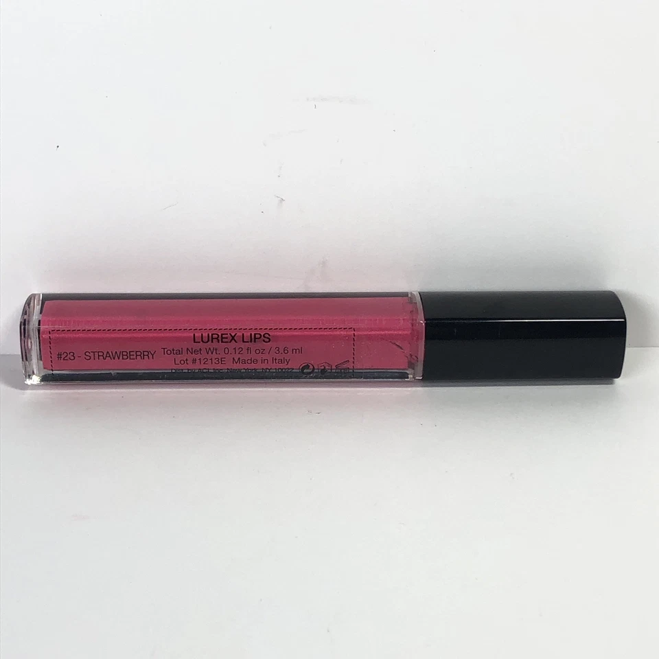 Nuevo lápiz labial líquido LISTO PARA USAR New York 23 FRESA lurex labios 0,12 fl oz Foto 2 de 4