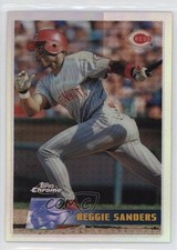 1996 Topps Chrome Refractor Reggie Sanders #132 6m1