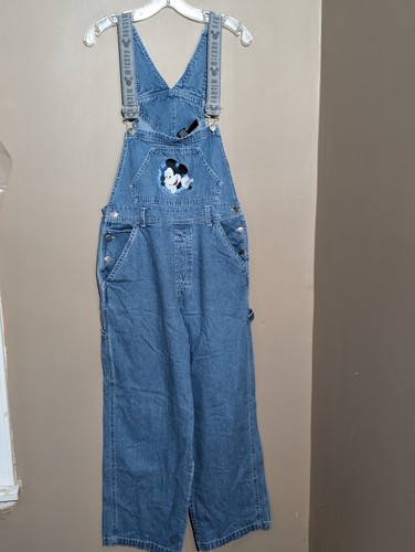 Disney Mickey Mouse Vintage 90s Adult Overalls