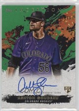 2021 Inception Rookie and Emerging Star Green 105/125 Ashton Goudeau Auto 0sm4