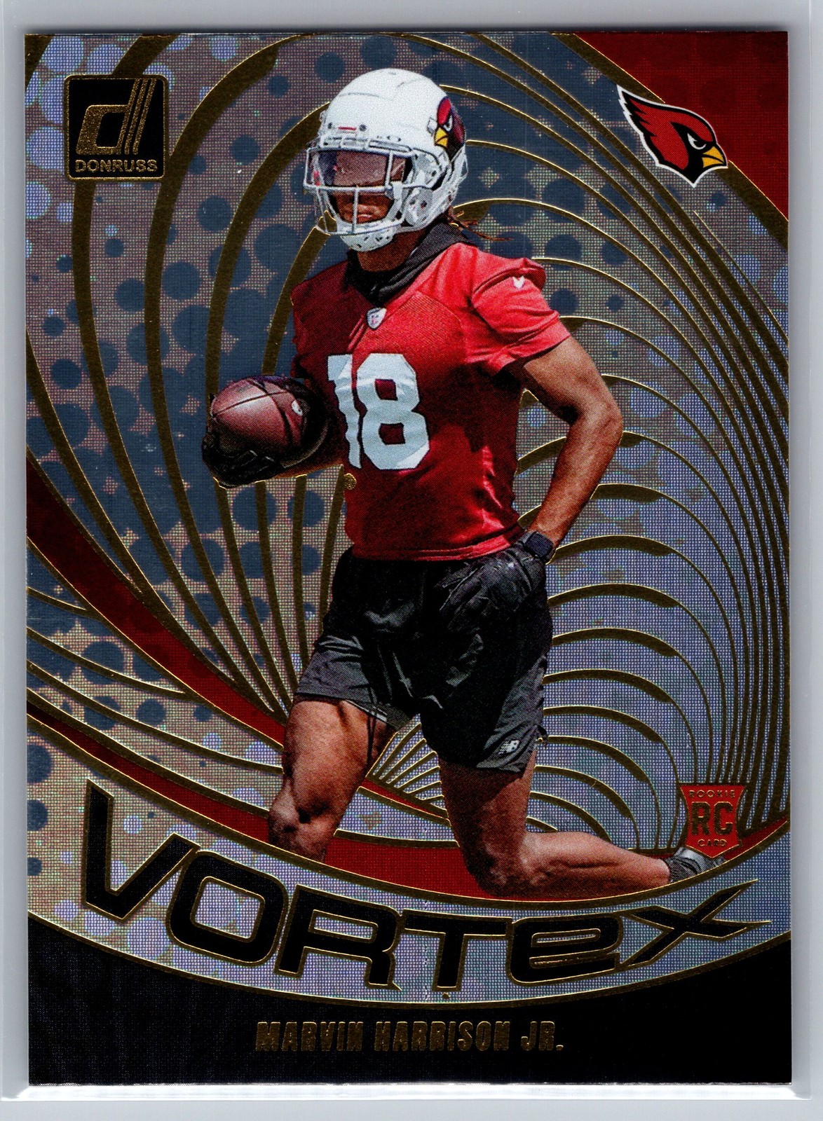 2024 Donruss Marvin Harrison Jr. Rookie Vortex #VOR-MHJ Arizona Cardinals