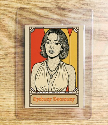 Sydney Sweeney Pop Art Artist Trading Card