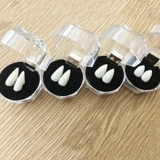 Halloween Vampire Teeth Fangs Fake Dentures Horror Costume Party Cosplay Props