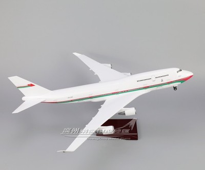 47CM 1:150 Royal Flight of Oman BOEING 747-400 Plane Landing Gear  Resin Model