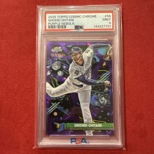 2025 Topps Cosmic Chrome - Shohei Ohtani #56 Purple Nebula LA Dodgers 69/150