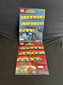 LEGO Super Heroes Instruction Manual Lot DC Marvel 6858 76017 76027 76030 76036
