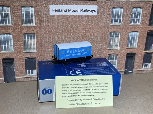 DAPOL OO GAUGE GWR IRON MINK SALVAGE FOR VICTORY 47305 LIMITED EDITION | Zustand: Used