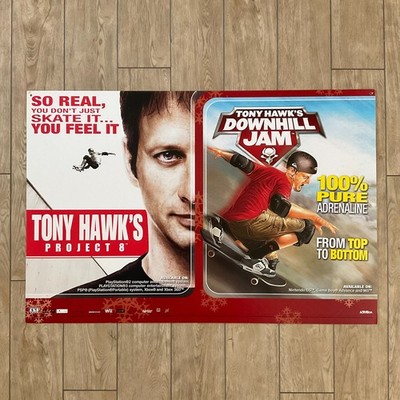 TONY HAWK SKATEBOARD Video Game Store Display Banner 2006 Activision Promo Sign