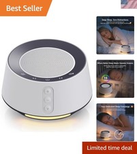 White Noise Sound Machine with 20 Soothing Sounds, 10 Colors Night Light Slee...