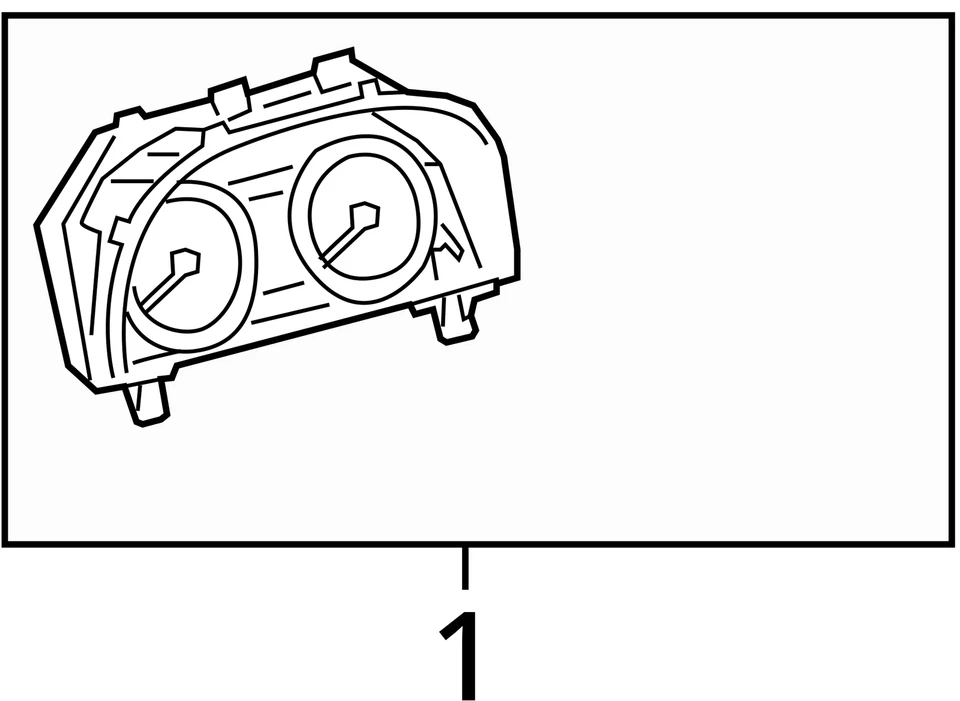 Velocímetro Cluster MPH mercado de EE. UU. con navegación compatible con 15 LEXUS IS250 959471 Foto 3 de 3