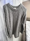 H&M Strickkleid Pullover lang  M grau NP 39,95€