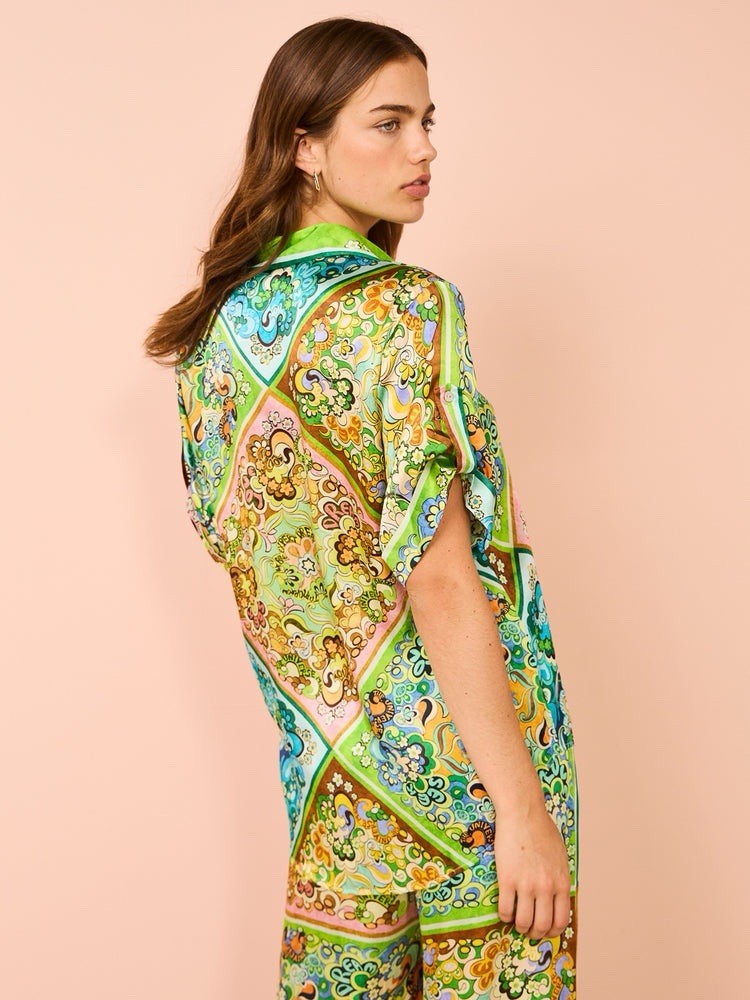 Alemais Dreamer Blouse And Pant Set Size 14 AU / 10 US Silk image 3