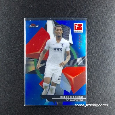 Topps Reece Oxford FC Augsburg - Blue   /150 Finest Bundesliga 2020/21