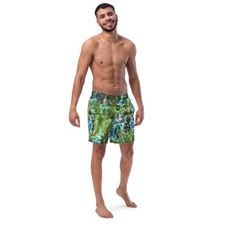 Waterfalls All-Over-Print Men s Recycled Swim Trunks
