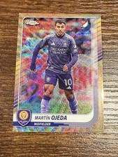 2025 Topps Chrome MLS Martin Ojeda Gold Wave Refractor #/50 Orlando City