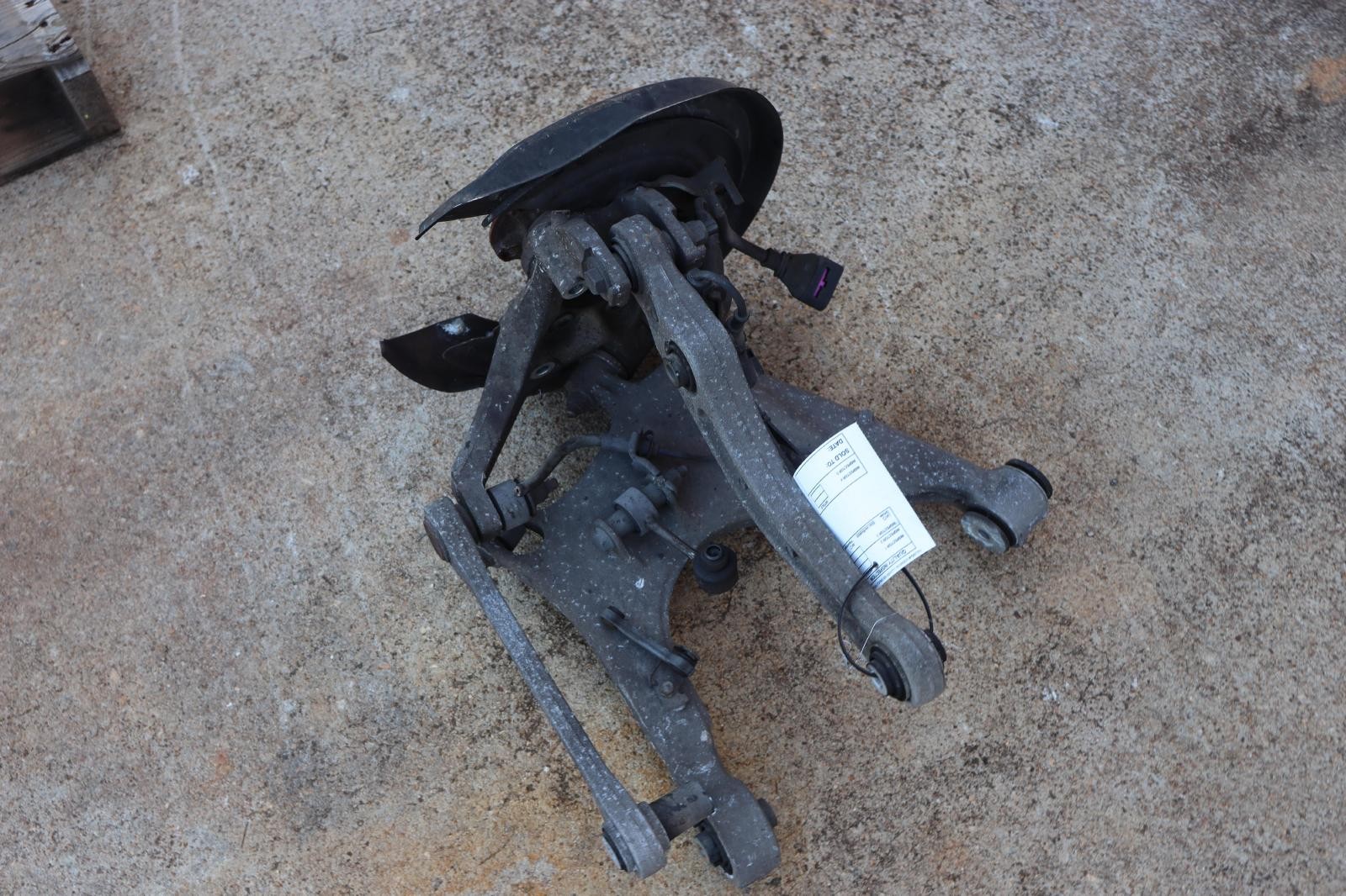 2006-2012 BENTLEY CONTINENTAL FLYING SPUR REAR LEFT SPINDLE KNUCKLE ASSY OEM