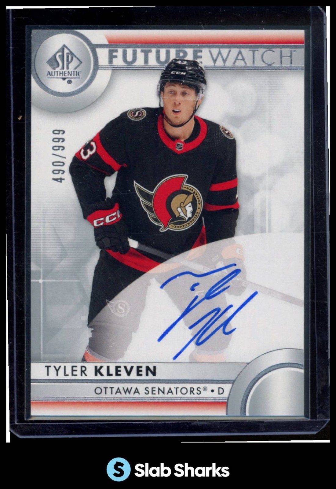 2023 SP AUTHENTIC #165 TYLER KLEVEN FUTURE WATCH AUTO RC ROOKIE /999