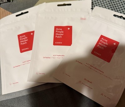 3 Piece Bundle COSRX Acne Pimple Master Patches 24pcs Total Of 72 Patches
