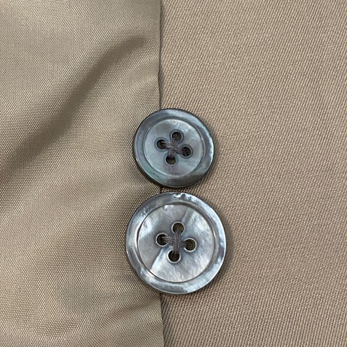 NWT VTG Classiques Entier L SILK Flax Tan Blazer Beachy Heritage Luxe Nordstrom - Picture 8 of 14