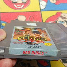 Bad Dudes (Nintendo NES) Authentic, Cleaned/Tested Beat 'em Up Game