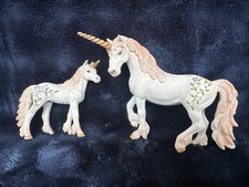 Schleich Bayla Unicorn Foal and Adult Unicorn Lot of (2)