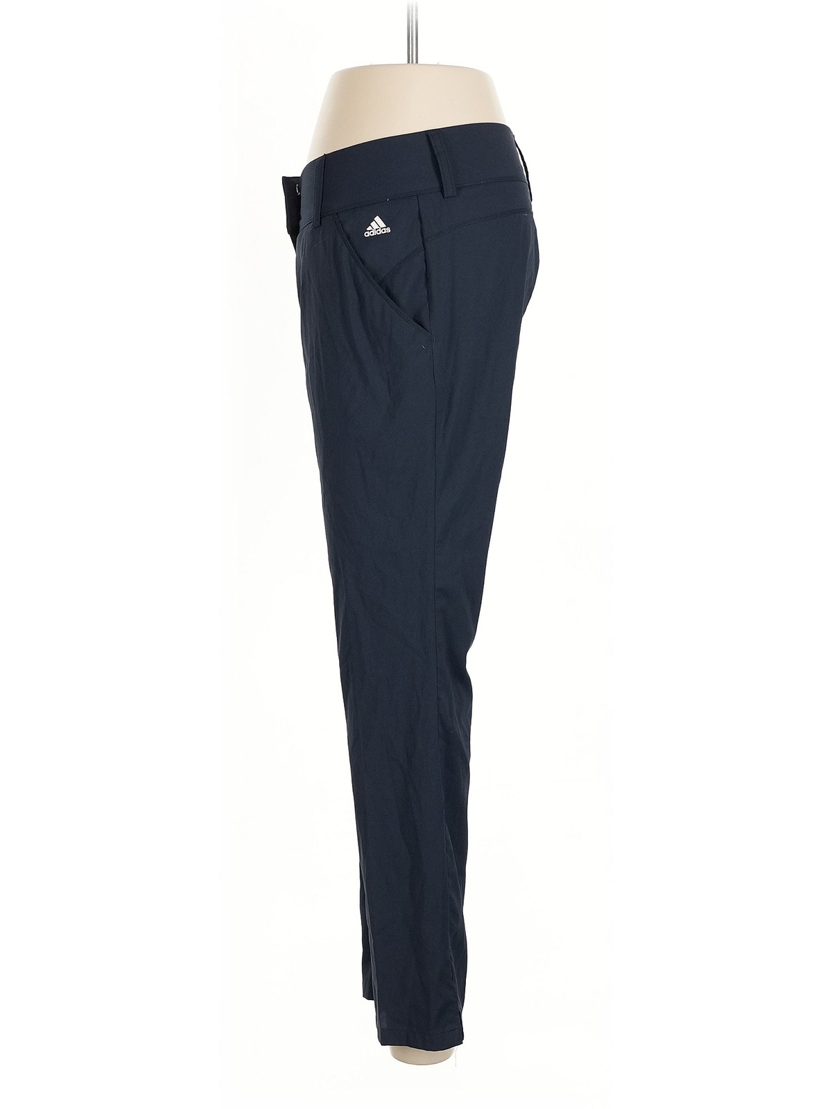 Adidas Women Blue Dress Pants 0 thumbnail 4