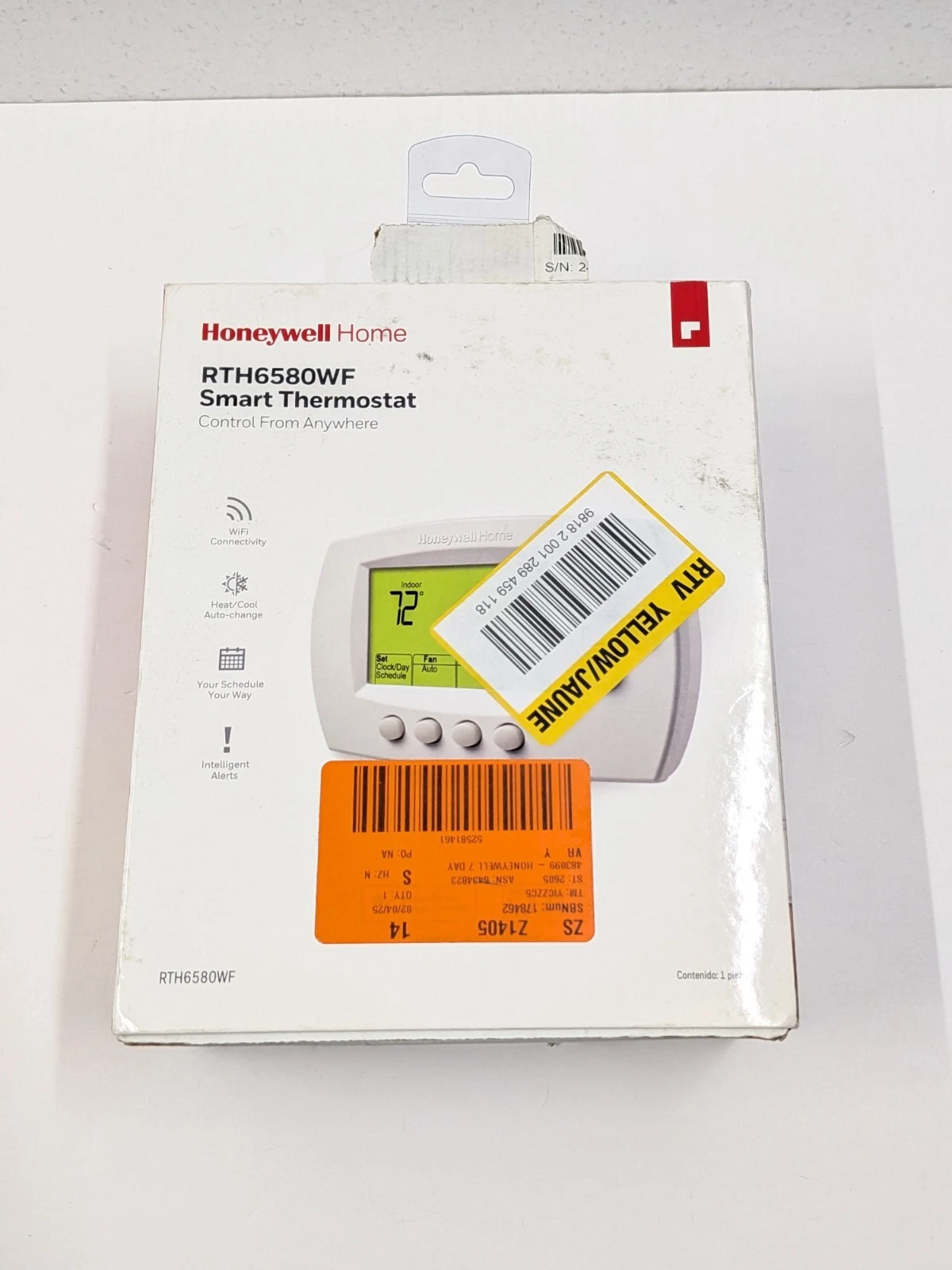 Honeywell Home RTH6580WF1001 Wi-Fi Programmable Thermostat White