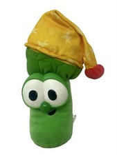 Vtg VEGGIE TALES Asparagus Bedtime I'M NOT AFRAID Light Up Musical Plush 1999