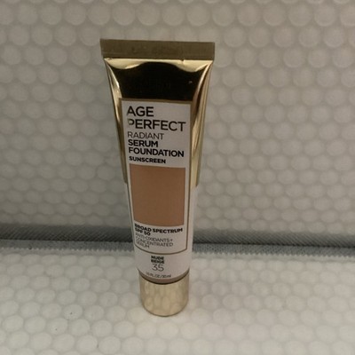 Loreal Age Perfect Radiant Serum Foundation with SPF 50 #35 Nude Beige READ