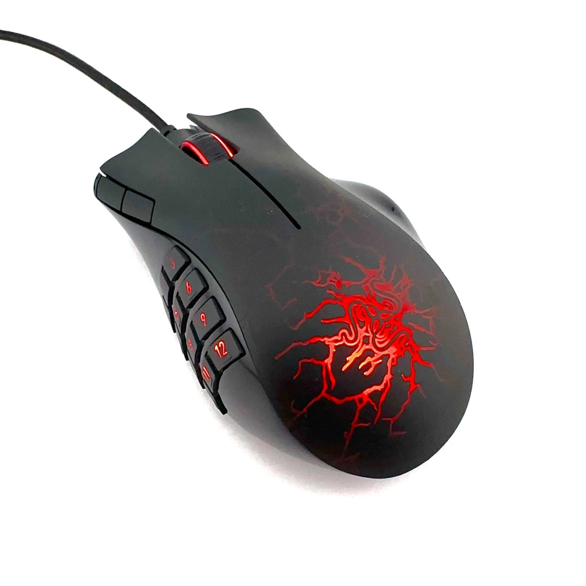 Razer Naga Molten Special Edition MMO Gaming Mouse RZ01-0028 | eBay