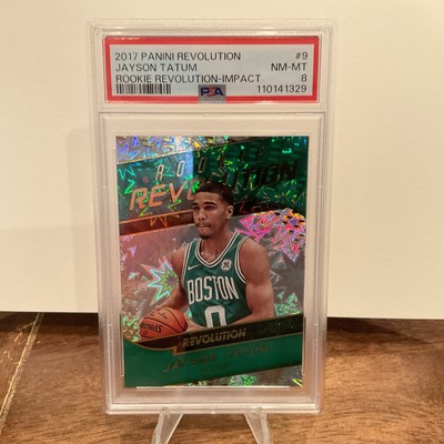 Jayson Tatum 2017 Rookie Revolution Impact - PSA8