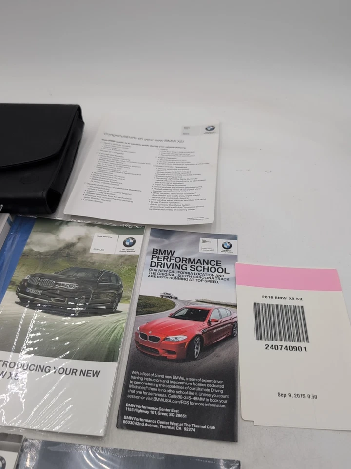 BMW X5 2016 manual del propietario con navegación OEM envío gratuito Foto 3 de 4