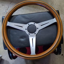 Nardi Wood Steering Wheel 36cm 36.5cm Vintage Classic Rare Jdm Used From Japan