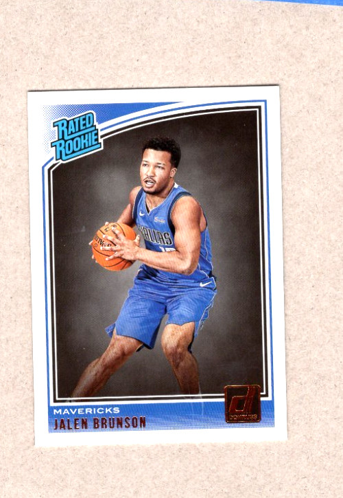 2018-19 DONRUSS JALEN BRUNSON RATED ROOKIE CARD (RC)