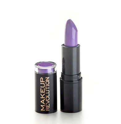 Makeup Revolution - Lipstick - Depraved Purple - Sheer High Pigment, New, Sealed