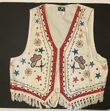 Vintage Child  s Large Embroidered Vest