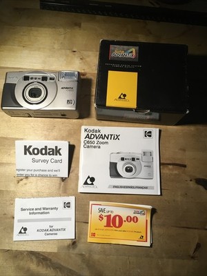 Kodak Advantix C650 Zoom APS Point & Shoot Film Camera Parts See Description