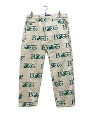 BoTT          2Y Denim Pant Denim pants Ivory x Green 231bott04