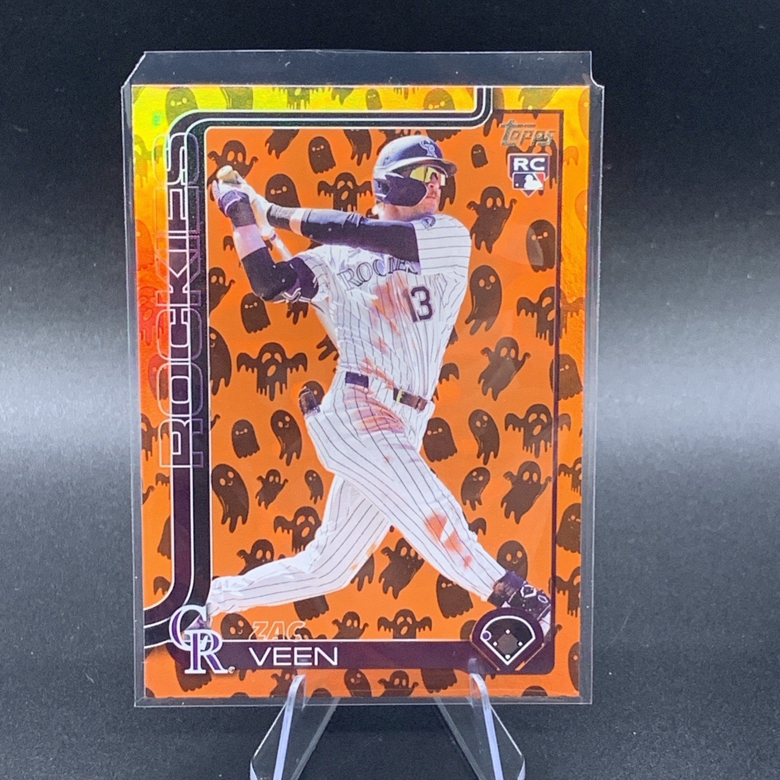 2025 Topps Update Series - Zac Veen #US286 Holiday Ghost Foil SP (RC)