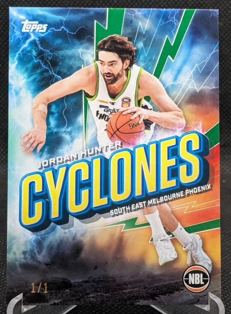 Jordan Hunter 2025 Topps NBL **1/1** Golden Wattle Cyclones