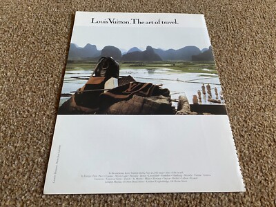INT5 WERBUNG 11X18 LUIS VUITTON THE ART OF TRAVEL