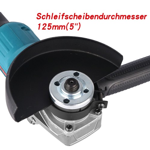 125mm Akku Winkelschleifer Trennschleifer Schleifmaschine Bürstenlos Für Makita - Bild 8 von 12