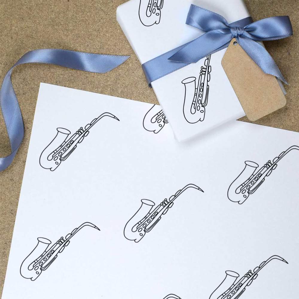 'Saxophone' Gift Wrap / Wrapping Paper / Gift Tags (GI022800) eBay