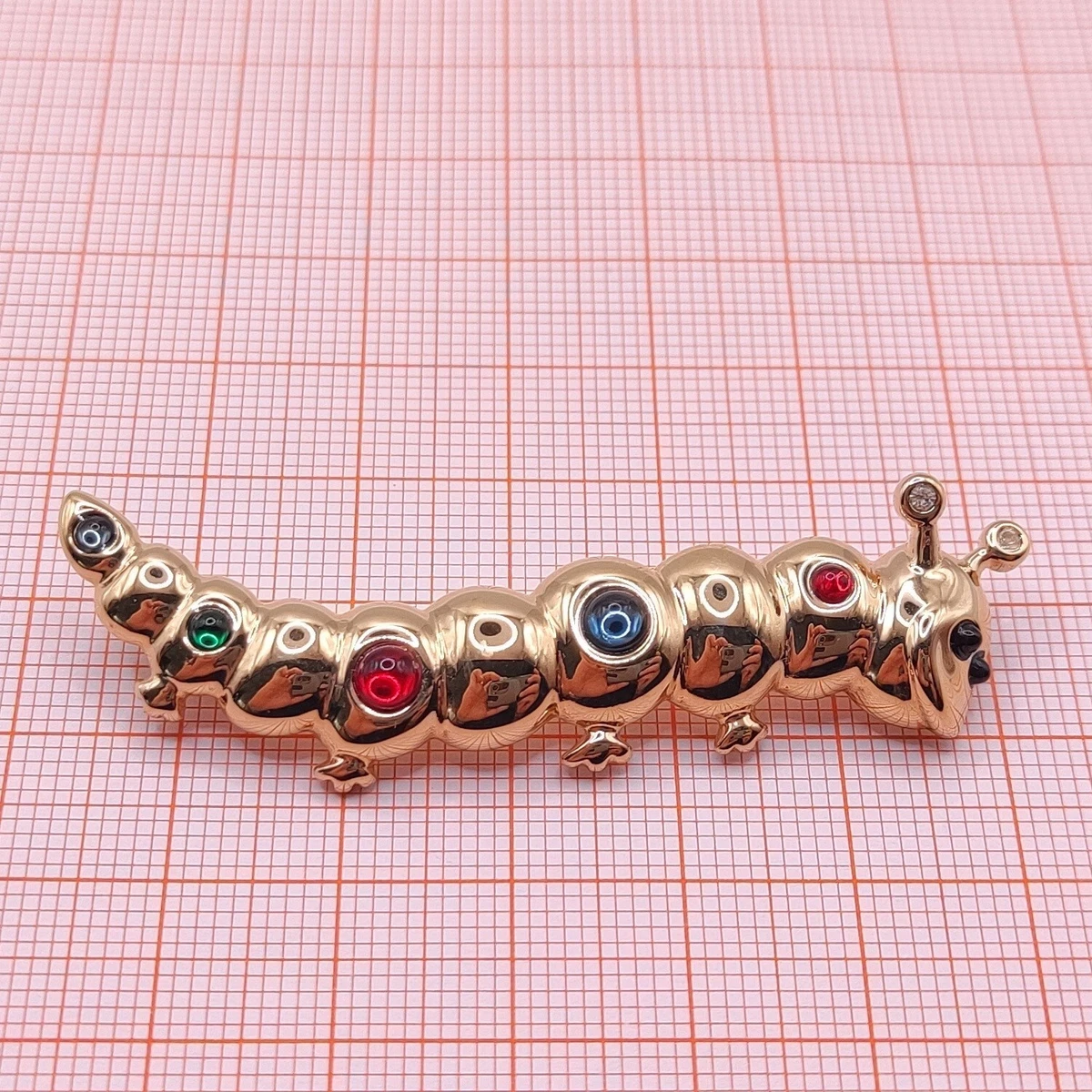 ⭐ Pierre Lang Brosche Anstecknadel Stecker Pin Anhänger Perle Stein Gold 047 ⭐
